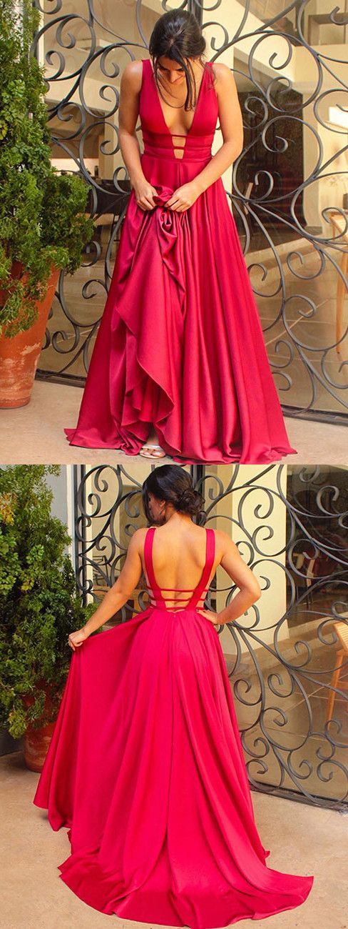 simple elegant long evening dress, long prom dress, red prom dress ... simple elegant long evening dress, long prom dress, red prom dress ...