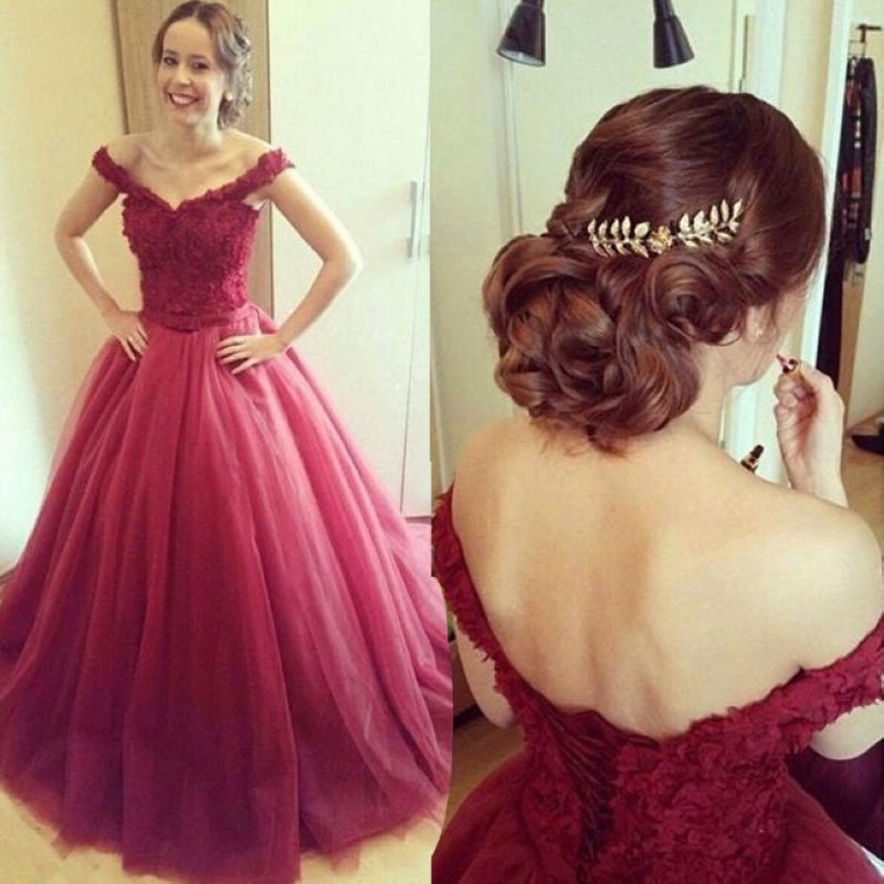 grad ball gown