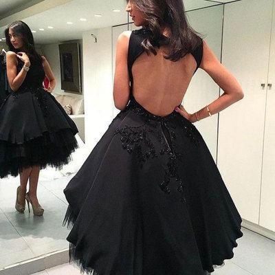 little black dress open back