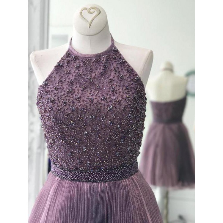 dusty purple dress