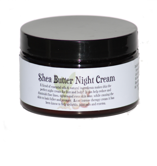 shea butter as night cream