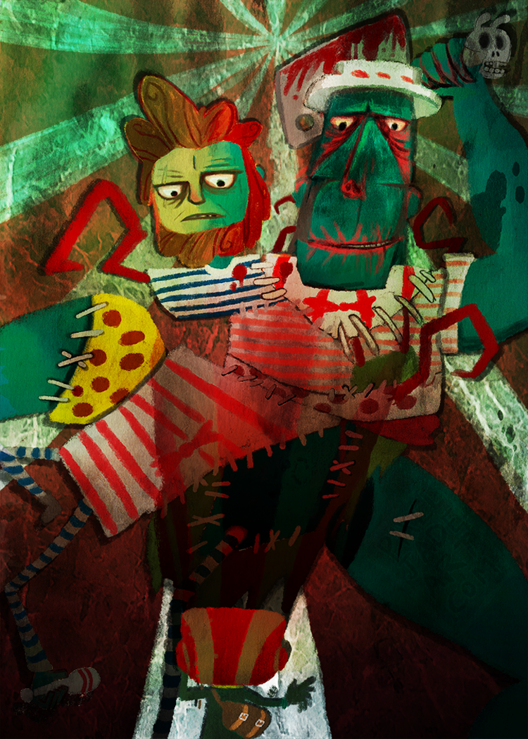 Meat Circus Poster Print Sold By Pixel Jade Art On Storenvy