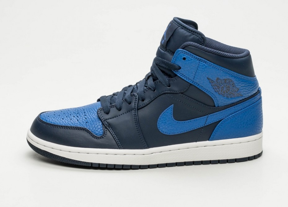 nike air jordan 1 mid blu nike air jordan 1 mid blu