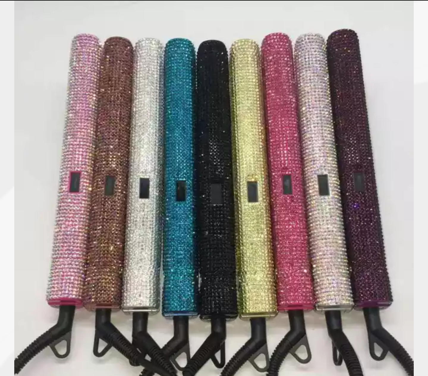 blinged out flat iron
