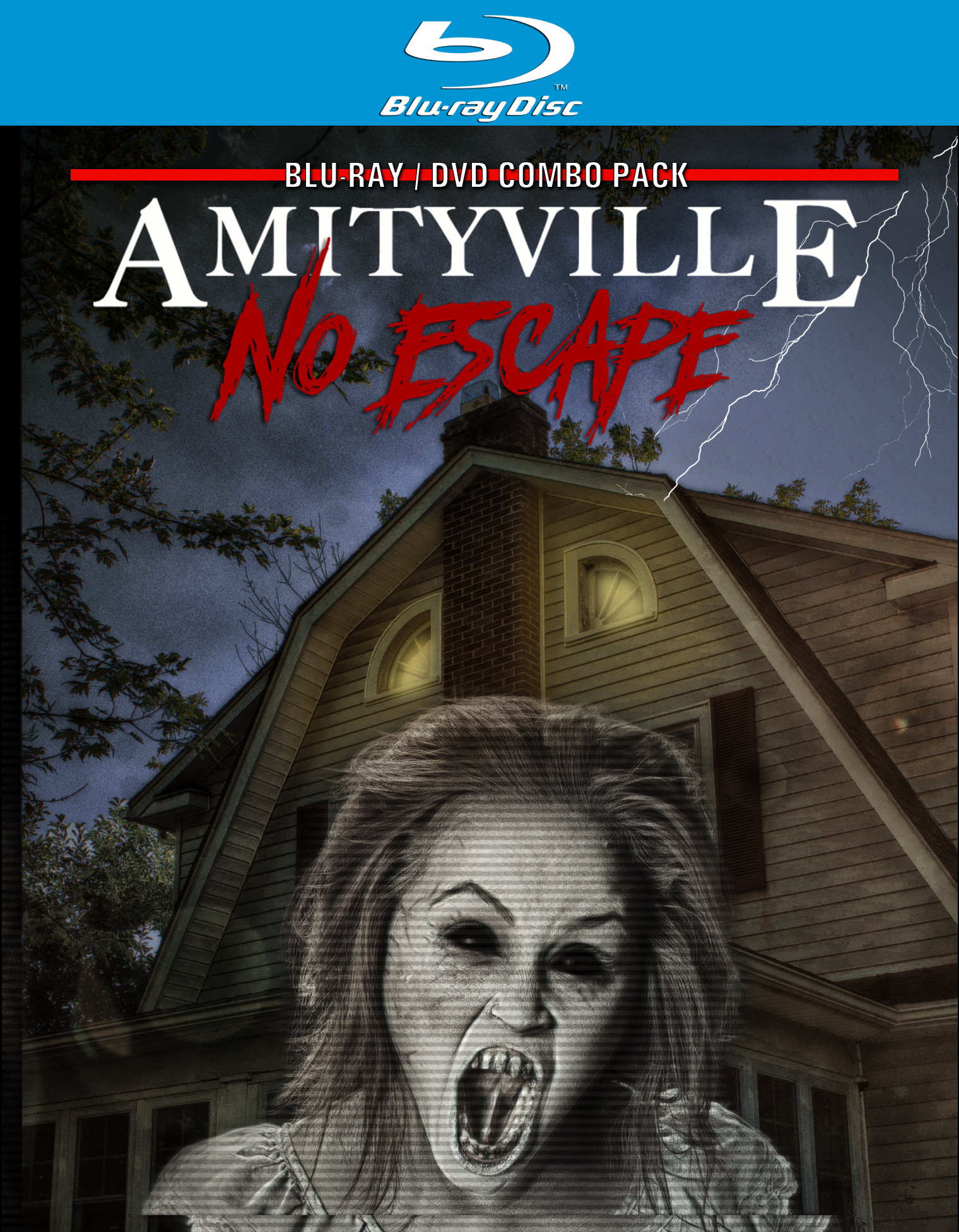 Amityville No Escape LIMITED EDITION Bluray/DVD Combo with reversible