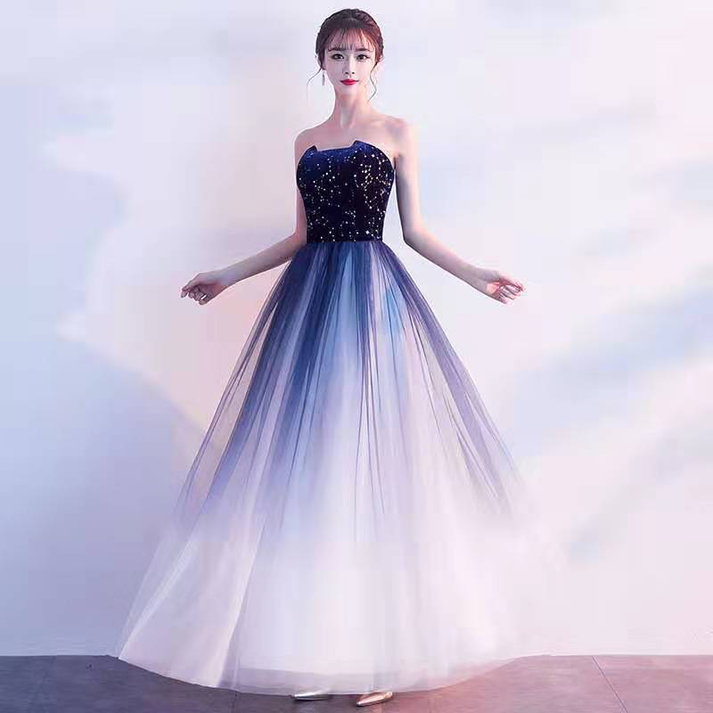 starry night long gown