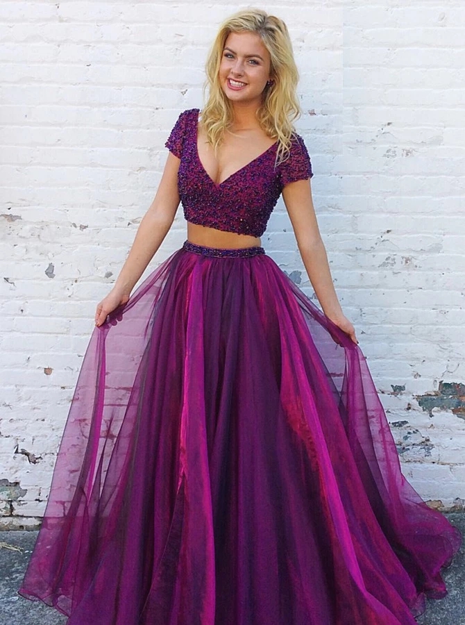 dark purple grad dresses