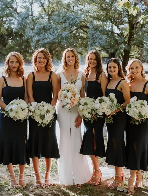 bodycon bridesmaid dresses