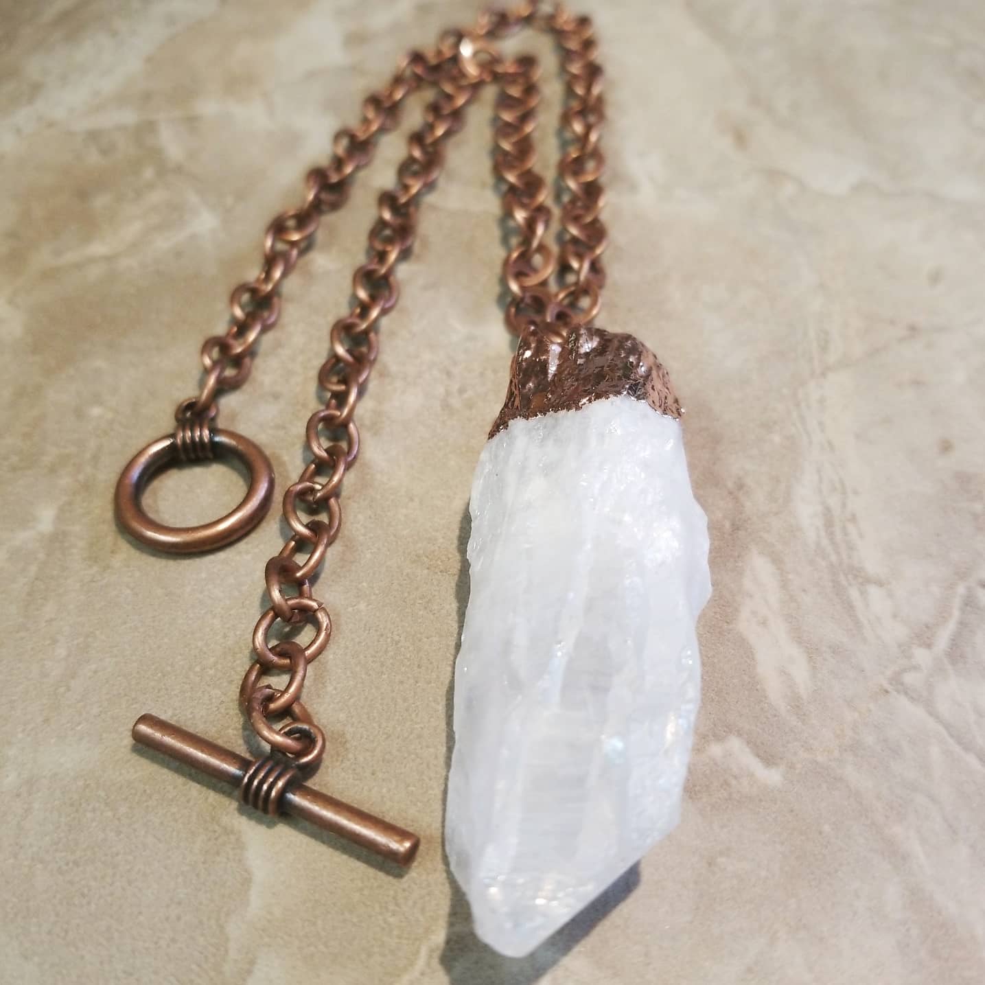 Copper Crystal Necklace · Gemdrops & Glamrocks Jewelry · Online Store